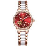 Women Watch Multifunctional Two Tone Watch Fashion Business Analog Quartz Ladies Watch Stainless Steel Waterproof Diamond Watch for Women