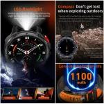 New T-Rex3 Ultra 1100mAh Battery Smart Watch GPS Track Compass IP69K Waterproof Sports tracker Outdoors Military Smartwatches - Image 3